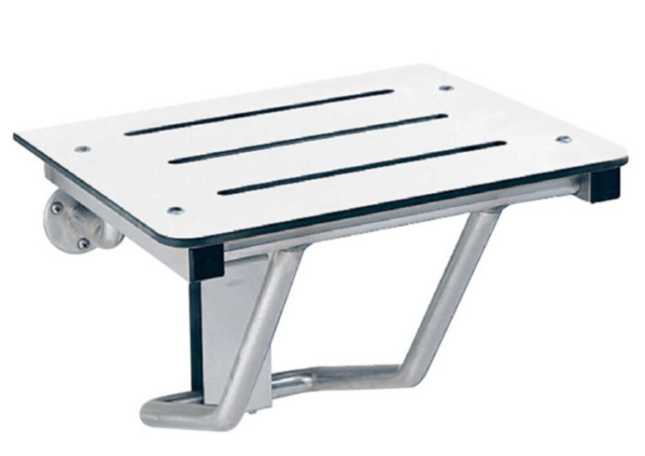 18" X 15 13/16" STAINLESS STEEL FOLDING SHOWER SEAT /$ 500 (USD)